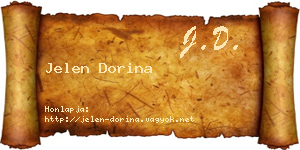 Jelen Dorina névjegykártya